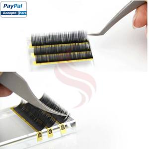 Pinces à extensions de cils synthétiques professionnelles de qualité supérieure en acier inoxydable, précision, durabilité, droites/pointues/courbées - Product Image 5