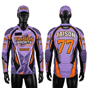 Camiseta de Paintball para Hombre, 180 GSM, Poliéster Transpirable, Absorbe la Humedad, Diseño de Paneles Verde y Negro, Sublimación, Logotipo Personalizado - Product Image 3