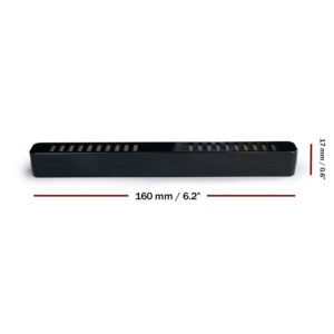 AEK-Tech Prismatic ABS Cigar Humidor Humidifier Reservoir-Portable Black 160 X 17mm - Product Image 3