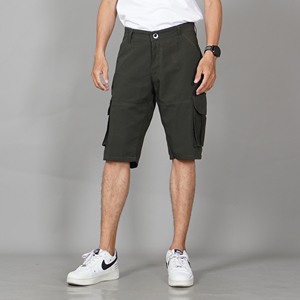 กางเกงคาร์โก้สั้นคุณภาพสูงของผู้ชายกางเกงคาร์โก้สั้นชาร์ลส์สำหรับผู้ชายกางเกงคาร์โก้สั้นฤดูร้อนที่ต้องมีสำหรับตู้เสื้อผ้าใดๆ - Product Image 1
