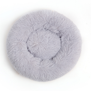 China Wholesale Faux Fur <b>Plush</b> Washable Portable Folding Warm Fancy Floral <b>Cat</b> Bed for Large <b>Cats</b> - Product Image 3