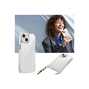 Étui en silicone liquide premium avec sangle détachable pour iPhone 15 11 Pro Plus - Housse de protection transparente à clipser - Product Image 4