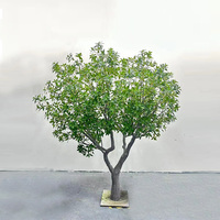 Grand Ombre d'Extérieur en Plastique de Simulation Faux Arbre Olivier Artificiel Grand Faux Olivier pour Occasion de Graduation de Noël