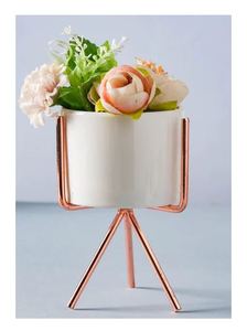Simple Rectangle Design Tabletop Decorative Wedding Decoration <b>Flower</b> <b>Vase</b> <b>Black</b> Color Europe Style Home Decor - Product Image 3