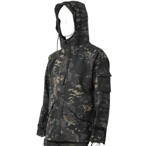 Conjunto de Ropa Táctica de Combate Impermeable y Cortavientos con Estampado de Camuflaje, Chaqueta con Puños Ajustables para Aventuras al Aire Libre, Caza en Clima Frío - Product Image 5