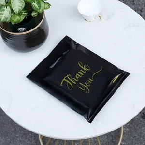 Bolsas DE LA COMPRA Embalaje para tiendas, supermercados, bolsas de la compra troqueladas con asas de lujo, logotipo impreso de agradecimiento - Product Image 5