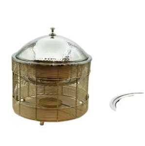 Olla para Hotpot en Forma de Domo, Apta para Horno, de Metal Plateado, Compatible con Microondas, 1 Pieza, Venta al Por Mayor - Product Image 2