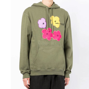 เสื้อฮู้ดแบบมีลายนูนสำหรับผู้ชายปกเสื้อมีฮู้ดสีล้วนสำหรับฤดูหนาวกำหนดโลโก้ได้เอง2024 - Product Image 3