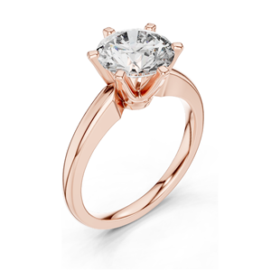 Bague solitaire en diamant de laboratoire 1,17 CT pour femme, clarté VVS-VS, or 18 carats, 14 carats, 10 carats et argent 925, or rose, or jaune, or blanc - Product Image 5