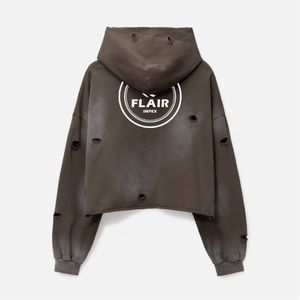 Sudadera con Capucha Extra Grande, Estilo Holgado, Bordado Desgastado Personalizado OEM para Hombre - Product Image 3