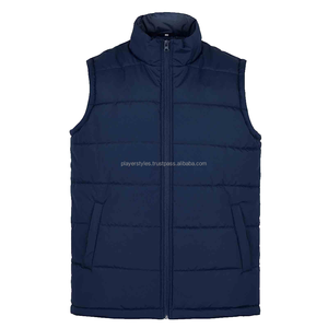Chaleco Acolchado Reversible para Hombre, Estilo Urbano, Resistente al Viento, Sin Mangas, Ropa de Invierno, Fabricante OEM al por Mayor - Product Image 1