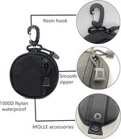 New Style Outdoors Tactical Pouch Tragbare drahtlose Headset Utility Pouch Taillen packung Mini Coin Pouch