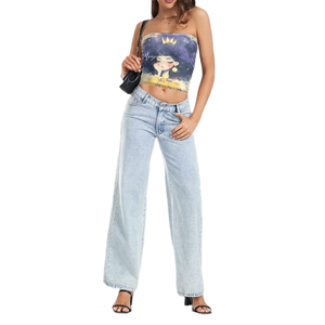 Custom Logo <b>Tube</b> <b>Top</b> <b>for</b> <b>Women</b> Unique Strapless Bandeau <b>Top</b> Fashionable Cropped <b>Tops</b> <b>for</b> Trendy Wear and Casual Fashion - Product Image 5