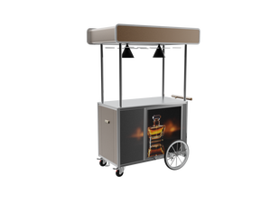 Hoogwaardige metalen witte display snoepkar bruiloftkar voor evenementen decoratie - Product Image 2