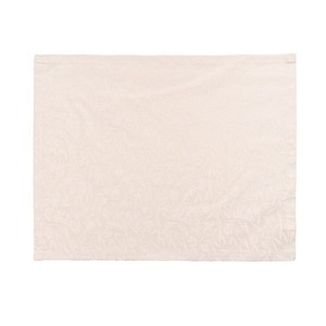 Set de 6 napperons blancs 100% coton Tapis de table décoratifs avec motif de fleurs 35x45cm Accessoire de table à manger élégant et lavable - Product Image 1