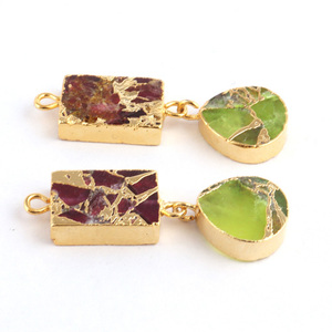 Piezas de fabricación de joyas, componentes de mohave, cobre, turquesa, conector, diy, Conector de pendientes, fabricación de joyería - Product Image 3