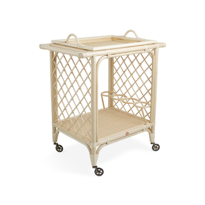 Carrito de hotel de ratán ecológico de alta calidad para almacenamiento de comedor al por mayor de artesanos de Vietnam - Product Image 5