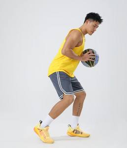 Pantalones cortos de baloncesto sueltos para hombre con rayas laterales hasta la rodilla, pantalones cortos deportivos de secado rápido de poliéster, pantalones cortos personalizados, envío DDP - Product Image 5