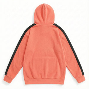 Custom Design Varsity Style Fleece Hoodies Heavy Cotton Polyester <b>Blend</b> Pullover Loose Fit High Quality Wholesale Unisex Hoodies - Product Image 3