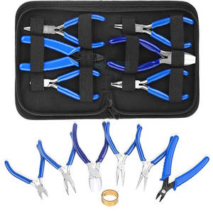 Kit d'outils de fabrication de bijoux 4 pièces, jeu de pinces de précision en acier inoxydable pour la fabrication de perles, l'enroulement de fil, le bricolage, la réparation - Product Image 2