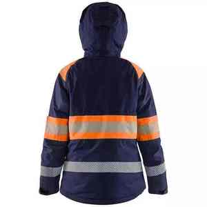 Cortavientos impermeable chaqueta de seguridad reflectante Hi Vis ropa de trabajo para trabajos al aire libre chaqueta de lluvia de la mejor calidad - Product Image 5