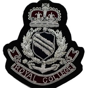 Premium Quality Customized Fashion Patches#9 New Design High Fashion Bullion Wire <b>Badges</b> Embroidered Techniques - Product Image 3