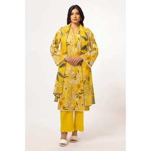 ชุดมัสลินพิมพ์ลาย 3 ชิ้น ไซส์พลัส แบบไม่เย็บตะเข็บ รุ่น SD-52109 ดีไซน์เรียบหรูสำหรับงานกลางวัน  รับสกรีนโลโก้ ซิปดิจิตอล ไซส์ XS - Product Image 2