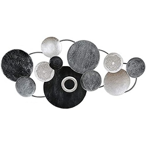 Art mural moderne en feuille de métal classique de qualité supérieure pour le salon et la salle à manger Décoration murale de pendaison de crémaillère - Product Image 2