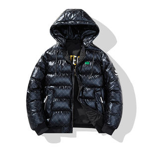 Chaqueta de Plumón Gruesa, Impermeable, Transpirable, para Invierno, Unisex, de Fábrica Profesional, con Cuello Alto y Capucha, Talla Grande, al por Mayor para Hombre - Product Image 2