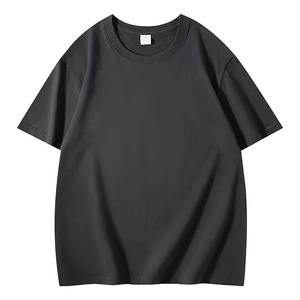 Camiseta Extra Grande 100% Algodón para Mujer, Logotipo Personalizado Impreso, Jersey Grueso Informal, Cuello Redondo, Liso, Teñido, Moda, Manga Corta - Product Image 6