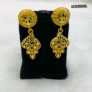 Exclusive One Gram Gold Plated Floral Pattern Brass Necklace Set for Women Weddings & Anniversaries Fashion Jewelry Box <b>Chain</b> - Product Image 3