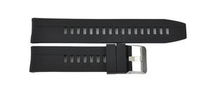 Bracelet de montre de sport unisexe JD467, résistant à l'eau, en silicone noir, 20-22 mm, boucle en acier inoxydable, 27 cm, accessoires pour montre intelligente, personnalisable - Product Image 5