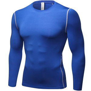 Custom Men's Compression Shirt MMA BJJ <b>Mock</b> Gym Shirts Quick Dry UV Protection Long Sleeve Rash Guard for Surf Swim <b>Tops</b> - Product Image 1