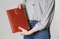 Housse de protection antichoc pour tablette Pro 9e génération, étui en cuir PU pour macbook