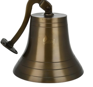 Campana de Barco de Latón Vintage Hecha a Mano, Sólida, Antigua, Pulida, de Primera Calidad, Decoración Náutica para Barcos y Embarcaciones Marítimas - Product Image 1