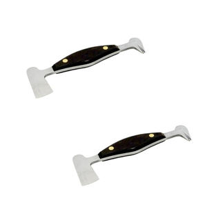 Equipo de herradores personalizado, herramientas de herradores de acero al carbono de color negro, cortador de remache antideslizante para caballos, elimina la suciedad - Product Image 5