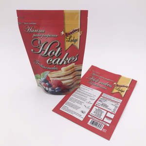 Emballage de confiserie, sachet refermable mat debout avec encoche de déchirure - Structure laminée flexible, fabricant vietnamien - Product Image 1