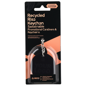 Portachiavi in Risa Riciclata, Moschettoni e Portachiavi Promozionali Sostenibili - Product Image 3