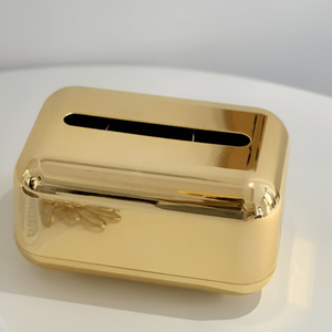 Alta demanda, cubierta de caja de pañuelos de latón hecha a mano de lujo, accesorio moderno para el hogar, soporte duradero para pañuelos, venta al por mayor del fabricante - Product Image 1
