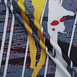 La última camiseta personalizada para hombre, bordado de chenilla caliente, impresión digital 3D, logotipo hecho, diseño de sublimación exclusivo de poliéster/algodón - Product Image 6