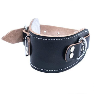 Sangles de cheville en cuir Saar Industries de haute qualité, fabriquées sur mesure, durables, antidérapantes, avec fermeture à double anneau, confortables pour l'entraînement en salle de sport - Product Image 5