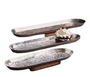 Bandeja de Chocolate de Metal hecha a mano con forma de corazón, Plato decorativo para servir para boda, fiesta, banquete, regalo, Hotel, restaurante, vajilla - Product Image 5