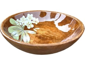 Tazón de Madera con Diseño Moderno Impreso para Frutas, Tazón para Servir Desayuno, Tazón para Servir Sopa para Catering y Restaurantes - Product Image 2