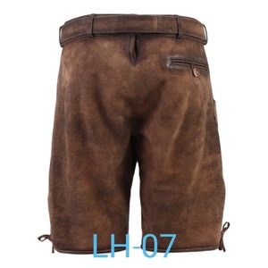 Lederhosen traditionnels bavarois pour hommes, personnalisés, coupe courte, pour l'Oktoberfest - Product Image 2