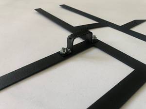 Metal Wall Art with <b>Black</b> Color Coated Finished Perfect for Outdoor Decor <b>and</b> Home Accents Customised Shape Size Latest Prices - Product Image 2