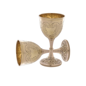 Handcrafted Brass <b>Goblet</b> Chalice Cup 210ml | Vintage Engraved Drinkware | Antique Finish Royal Glass Decorative Tableware Gift - Product Image 3