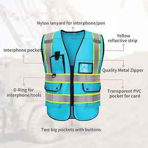 แจ็กเก็ตทำงานผู้ชายผ้าโพลีเอสเตอร์100% ทนทานมี2กระเป๋าระบายอากาศได้ดีดีไซน์แบบปากีสถาน - Product Image 4