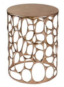 Set Three Marble Top Side Tables Velvet Finish Hotel Furniture Park Use Glass Top Coffee Table Comfortable Sitting Marble Table - Product Image 2