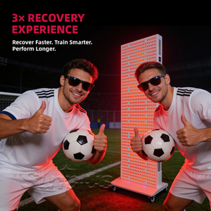 لوحة علاج بالضوء الأحمر تحت الحمراء القريبة للجسم بالكامل من سان بلس، كبيرة الحجم للاستخدام التجاري، 3000 واط 4500 واط مع حامل - Product Image 2