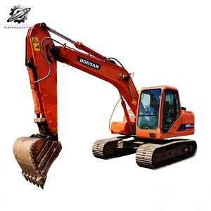Excavatrice sur chenilles d'occasion Doosan DH150, 15 tonnes, godet de 0,75 m³, marque coréenne d'origine, excavatrice de construction de taille moyenne, faible nombre d'heures, certifiée CE - Product Image 1
